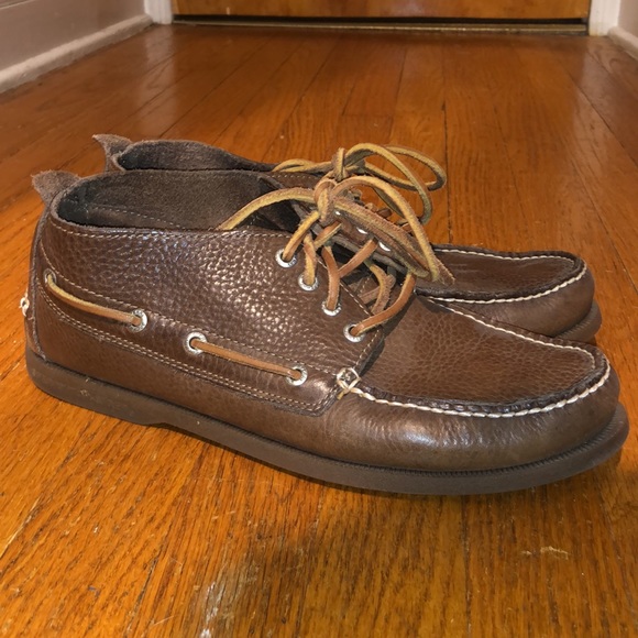 Sperry’s Docksider Genuine leather Ankle Height Boat Shoe - Picture 4 of 8